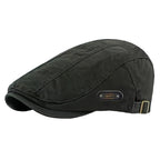 Men's Panel-Stitch Flat Cap