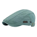 Men's Panel-Stitch Flat Cap