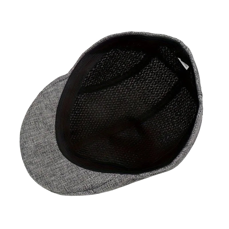 Men's Paneled Flat Cap