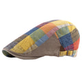 Men's Patchwork Beret Cap