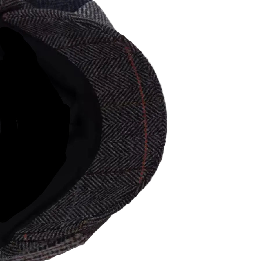Men's Patchwork Newsboy Cap