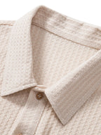 Men's Pattern Button Polo Shirt