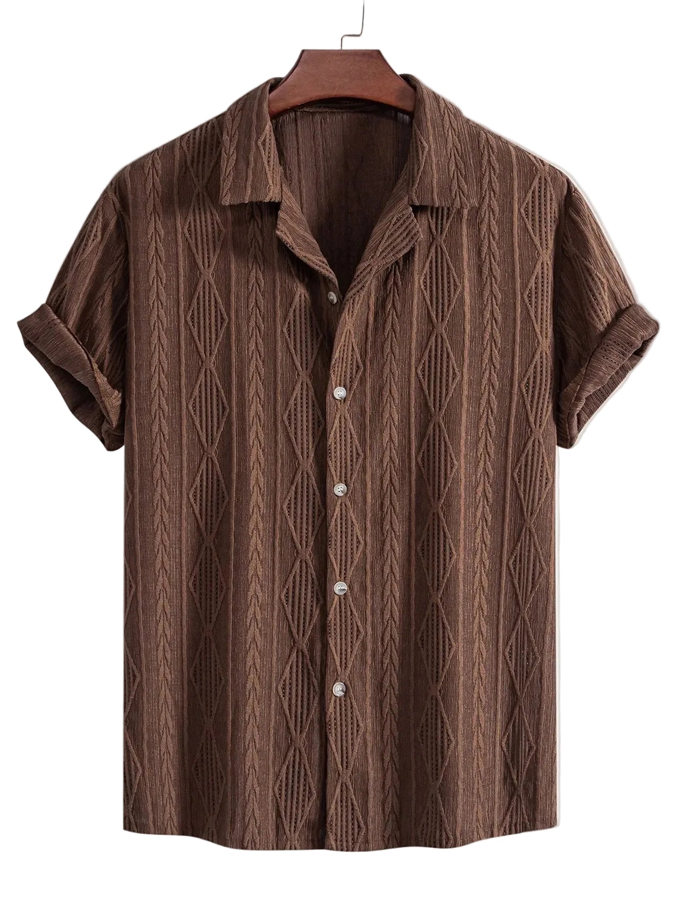 Men's Pattern Button Shirt