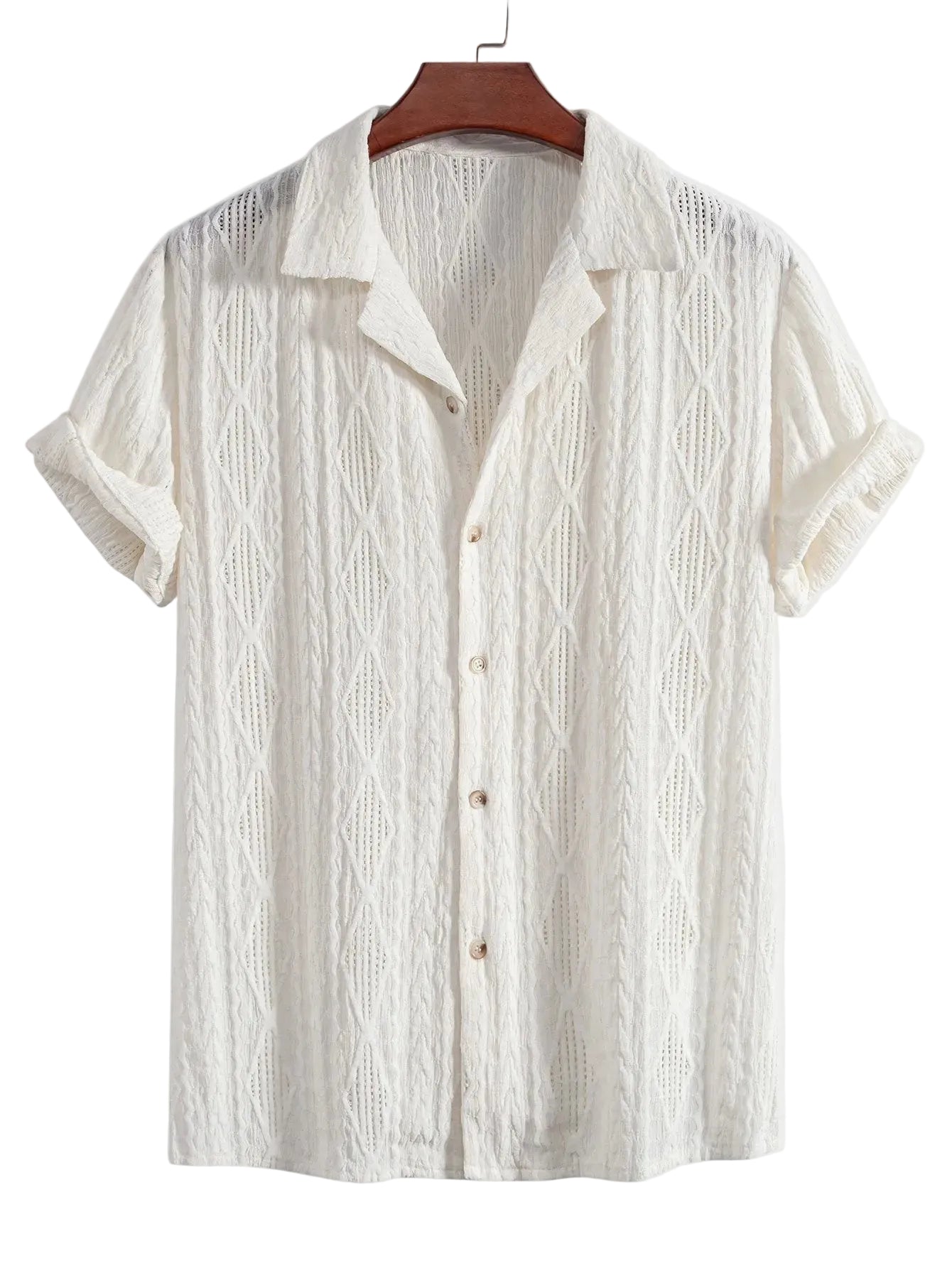 Men's Pattern Button Shirt