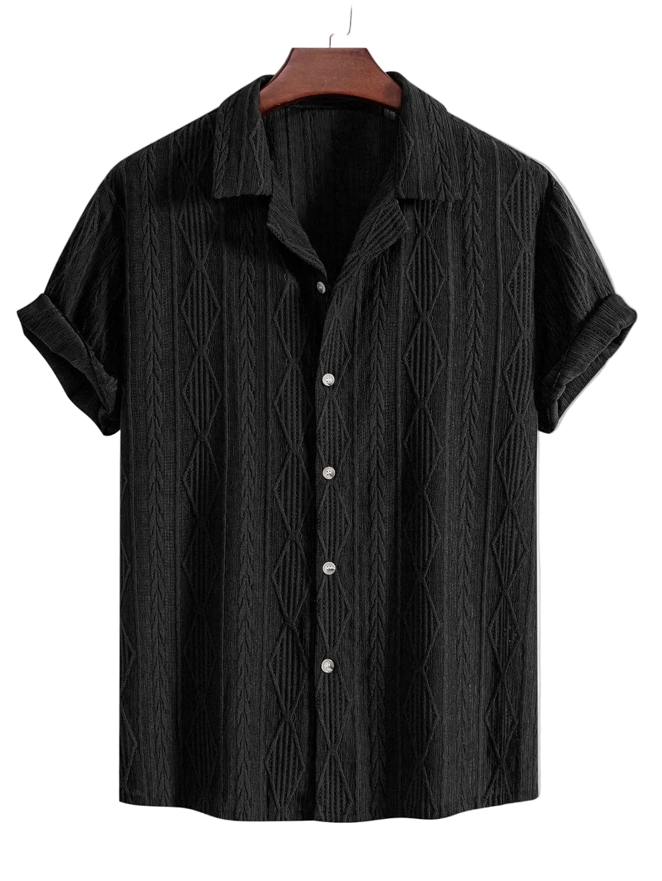 Men's Pattern Button Shirt