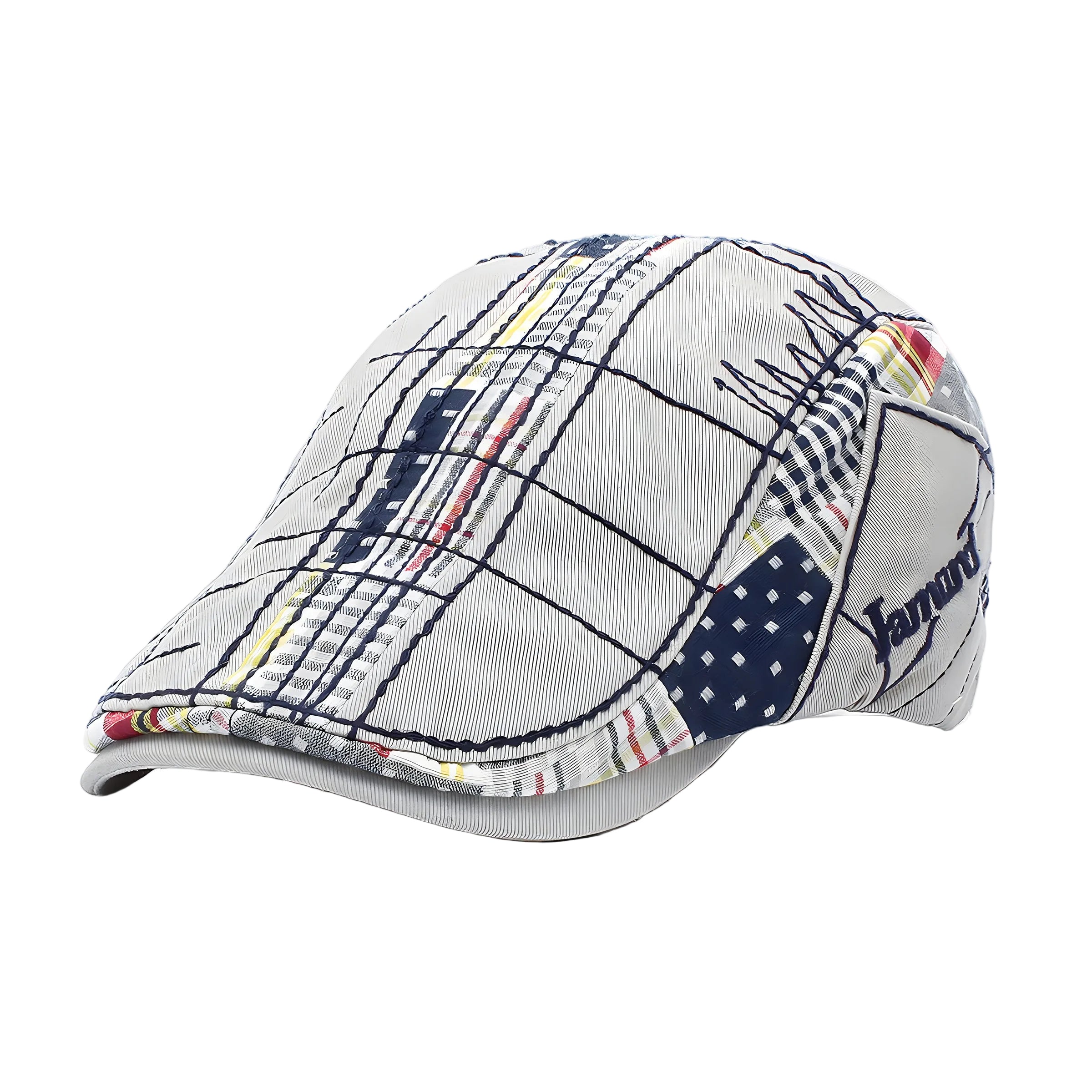 Men's Patterned Flat Cap