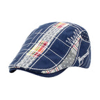Men's Patterned Flat Cap