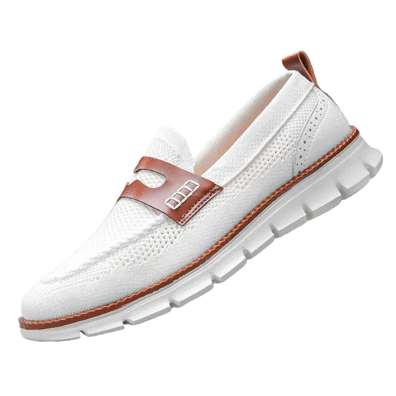 Men's Perforated Detail Loafers