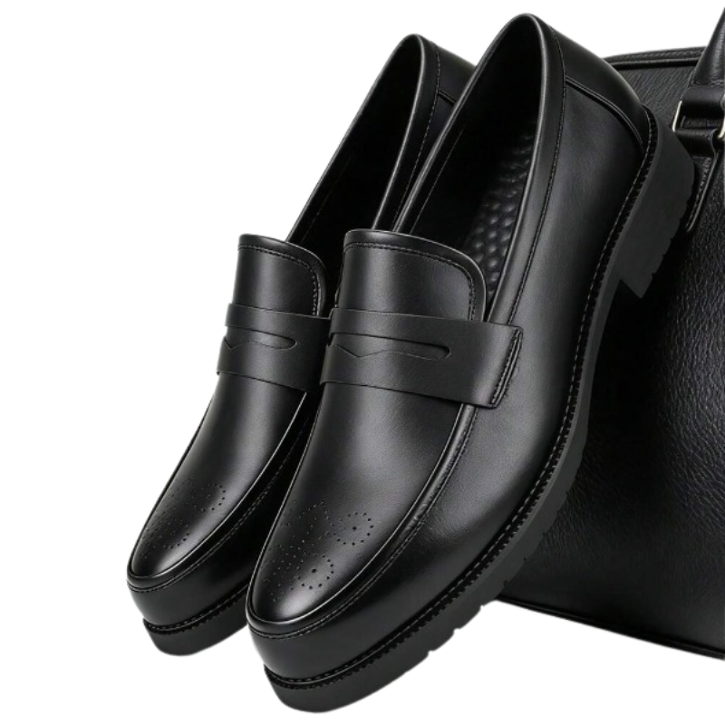 Men's Perforated Front Loafers