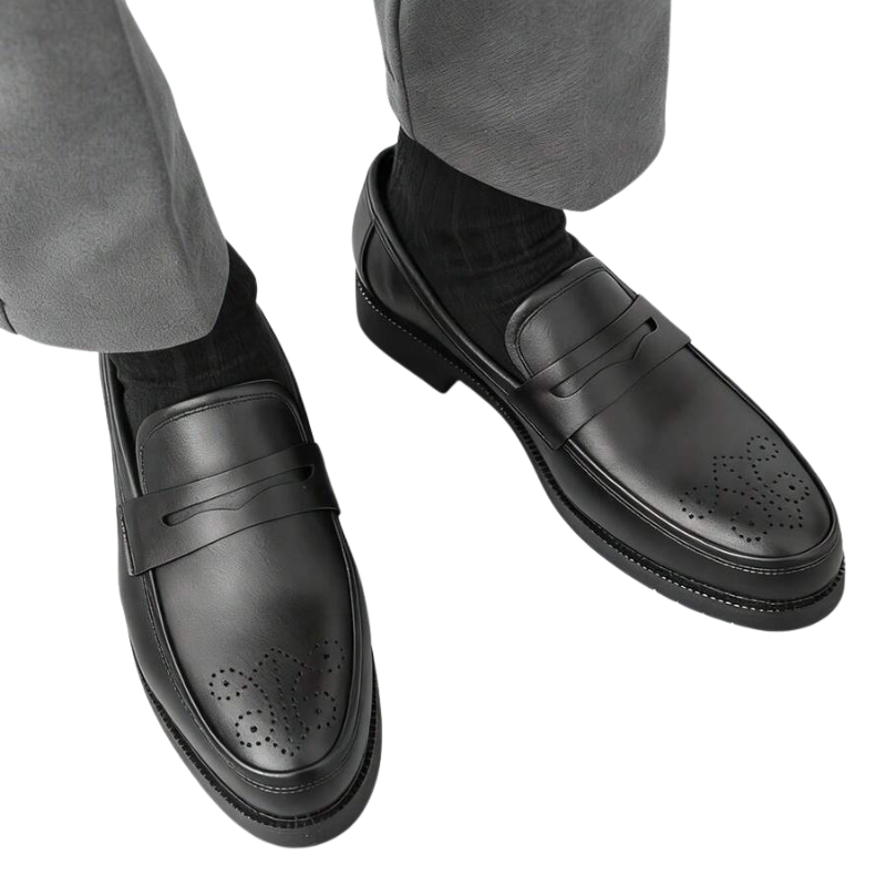 Men's Perforated Front Loafers