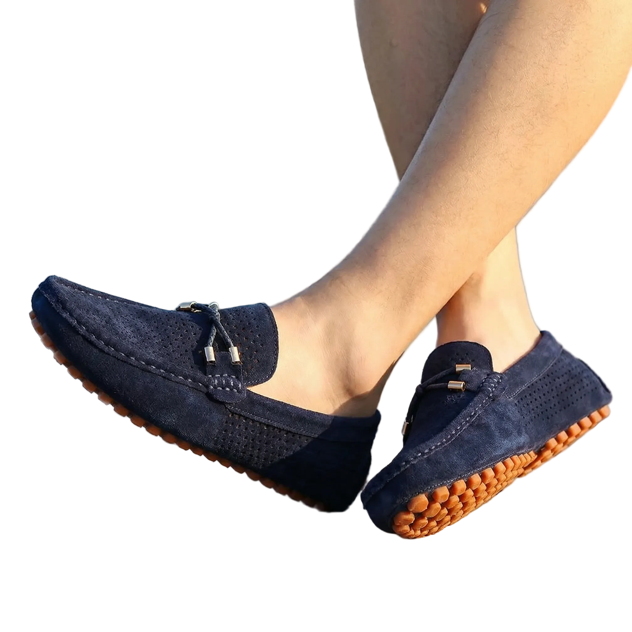 Men's Perforated Loafers