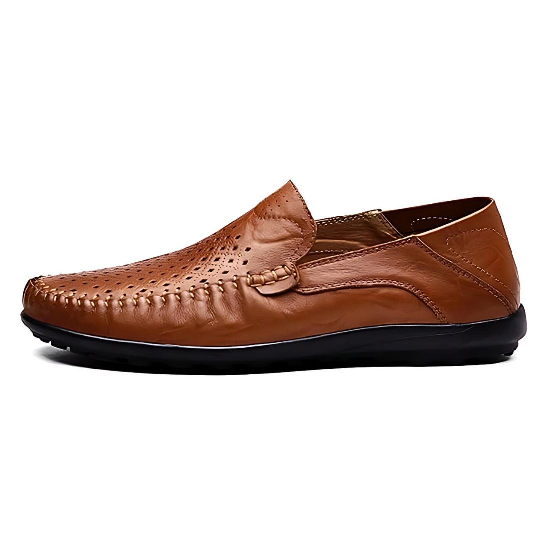 Men's Perforated Slip-On Loafers