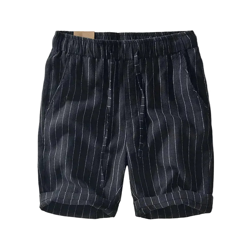 Men's Pinstripe Drawstring Shorts
