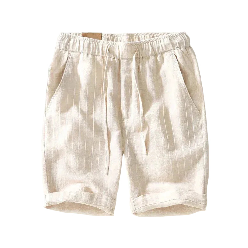 Men's Pinstripe Drawstring Shorts