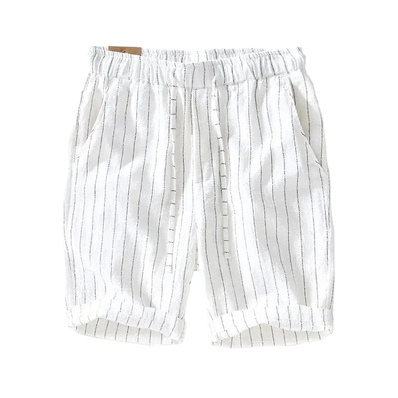 Men's Pinstripe Drawstring Shorts