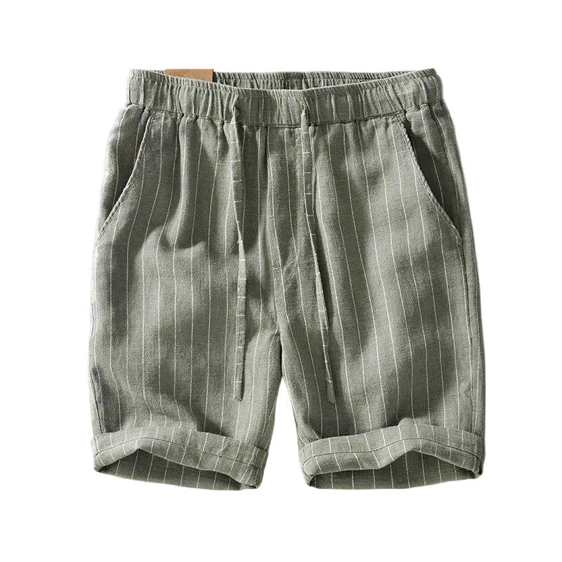 Men's Pinstripe Drawstring Shorts