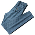 Men's Pinstripe Drawstring Trousers