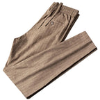 Men's Pinstripe Drawstring Trousers