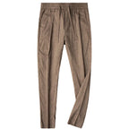 Men's Pinstripe Drawstring Trousers