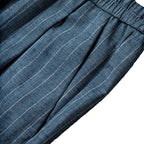 Men's Pinstripe Drawstring Trousers