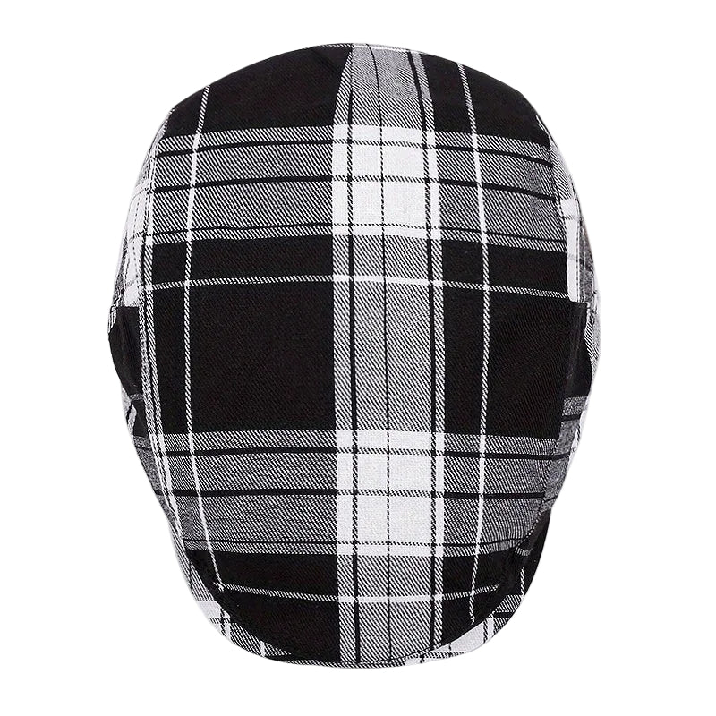 Men's Plaid Buckle Cap
