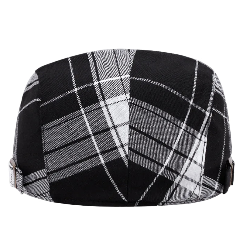 Men's Plaid Buckle Cap