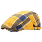 Men's Plaid Buckle Cap