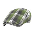 Men's Plaid Flat Cap