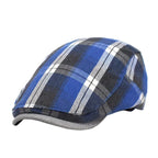 Men's Plaid Flat Cap