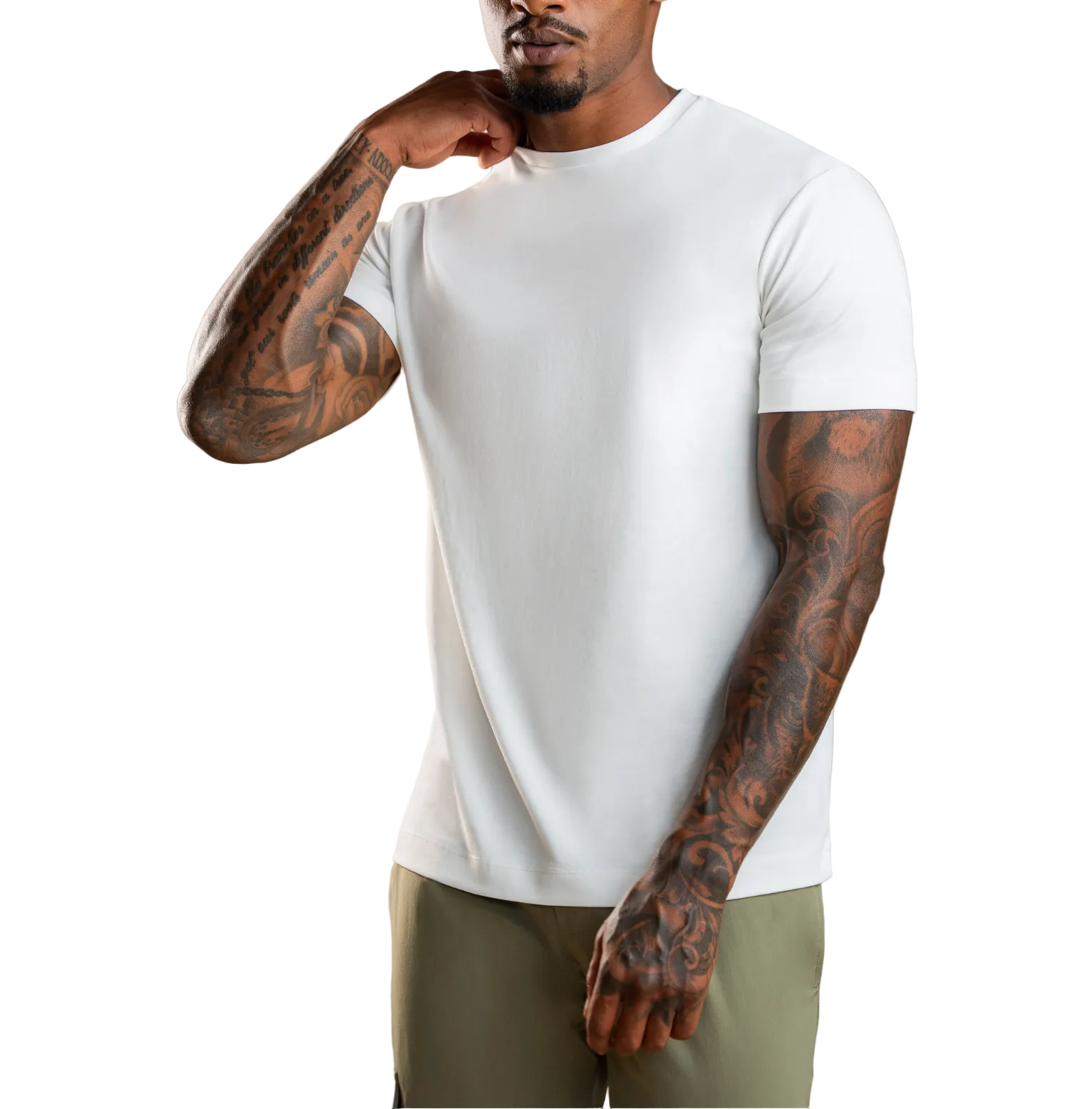 Men's Plain Crew Neck T-Shirt