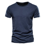 Men's Plain Round Neck T-Shirt