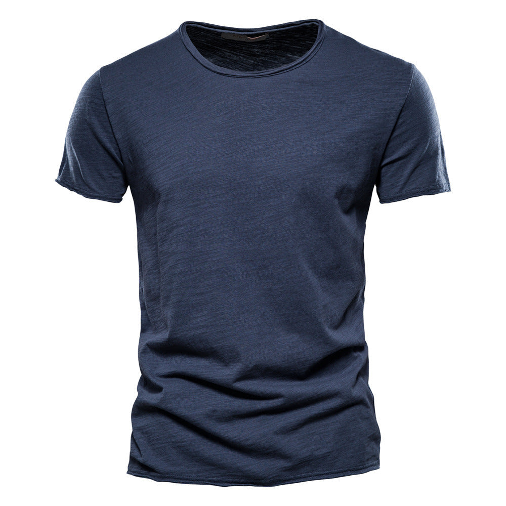 Men's Plain Round Neck T-Shirt