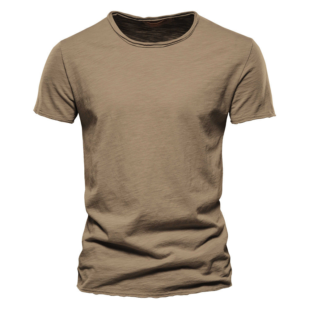 Men's Plain Round Neck T-Shirt