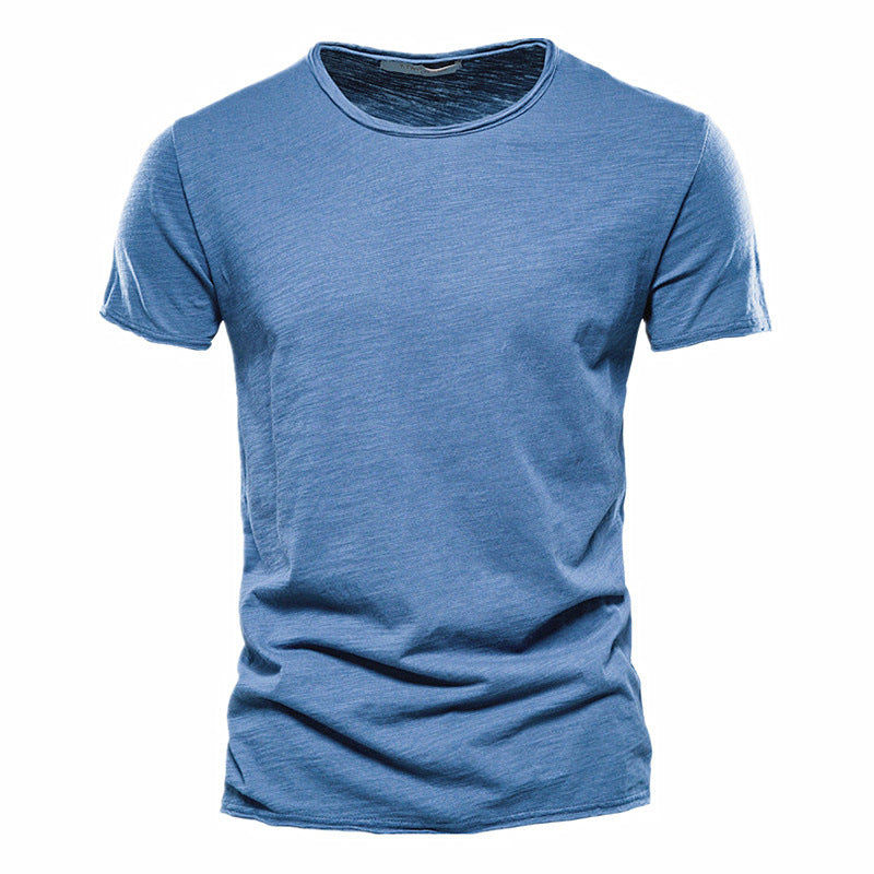 Men's Plain Round Neck T-Shirt