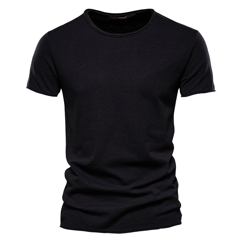Men's Plain Round Neck T-Shirt