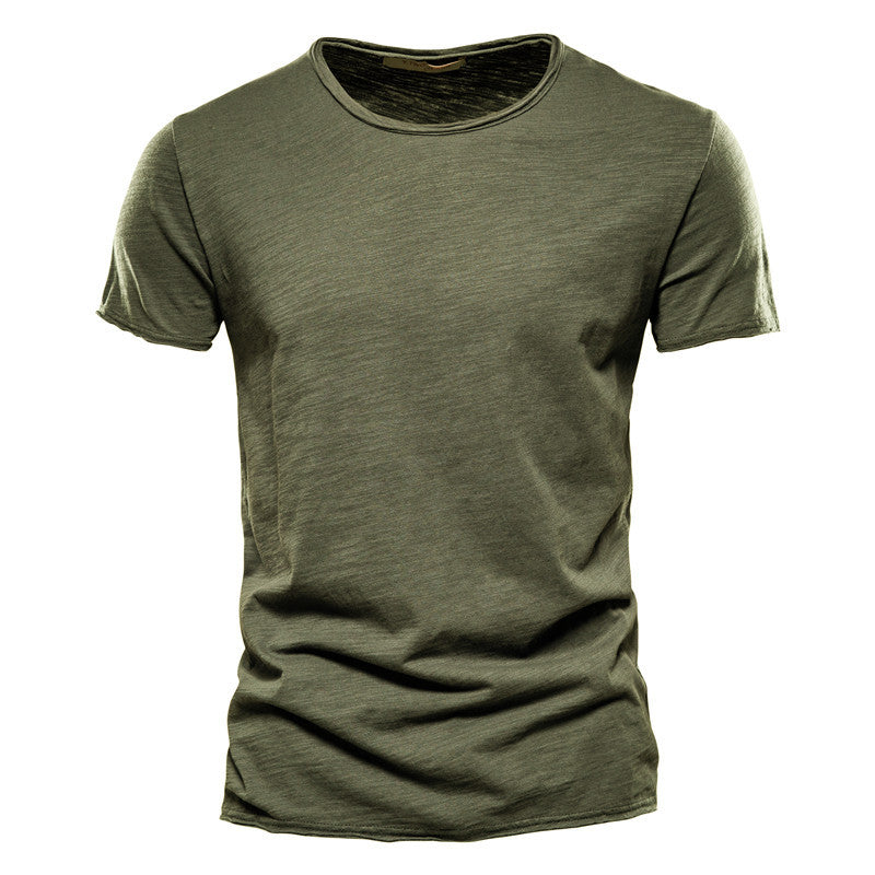 Men's Plain Round Neck T-Shirt