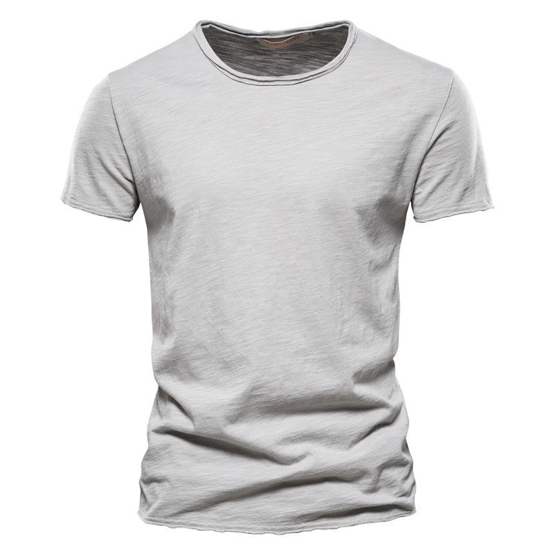 Men's Plain Round Neck T-Shirt