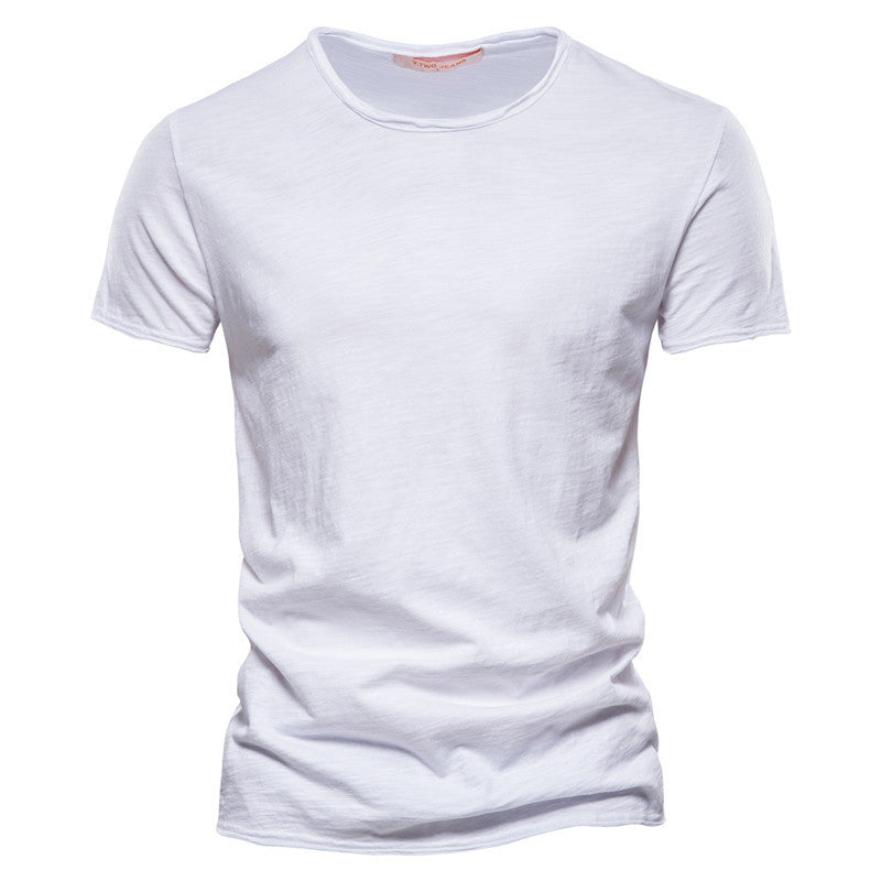 Men's Plain Round Neck T-Shirt