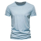Men's Plain Round Neck T-Shirt