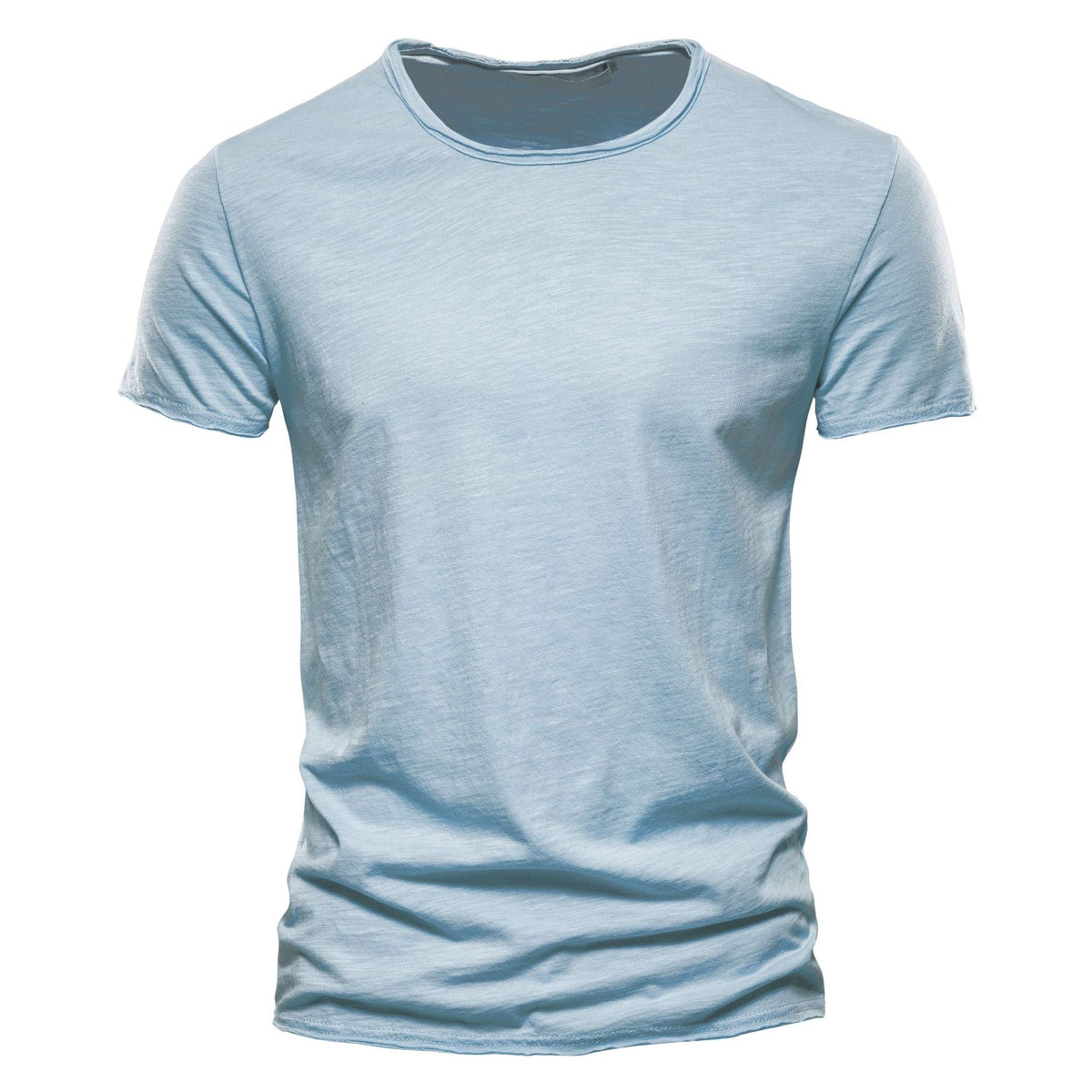 Men's Plain Round Neck T-Shirt