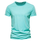 Men's Plain Round Neck T-Shirt