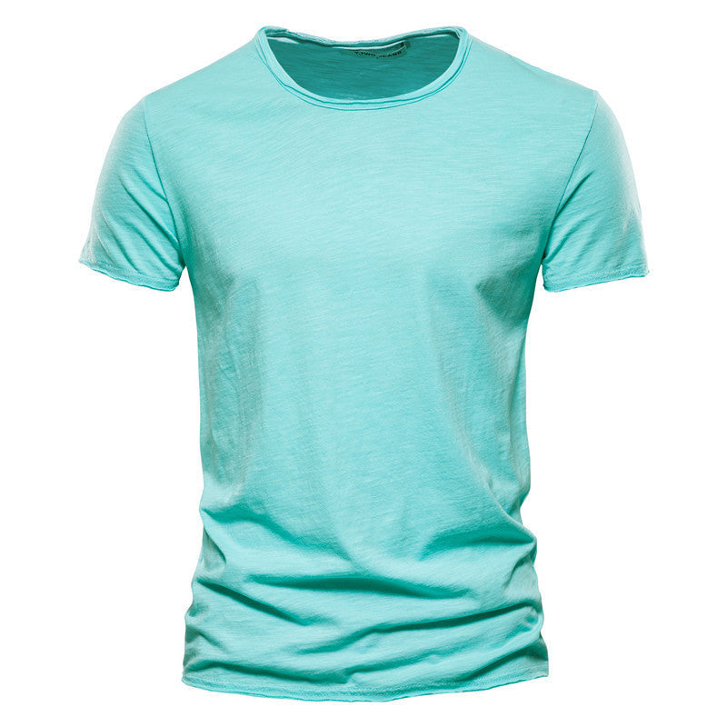 Men's Plain Round Neck T-Shirt