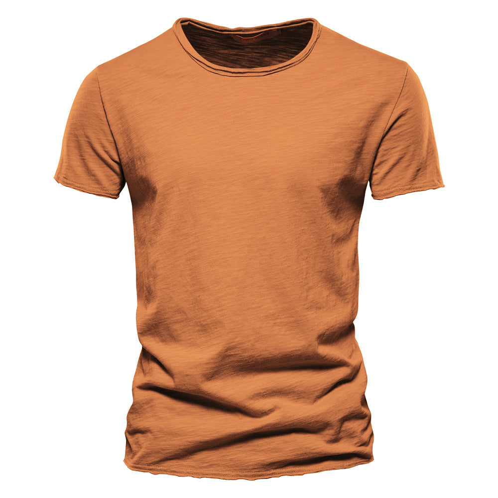 Men's Plain Round Neck T-Shirt