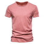Men's Plain Round Neck T-Shirt
