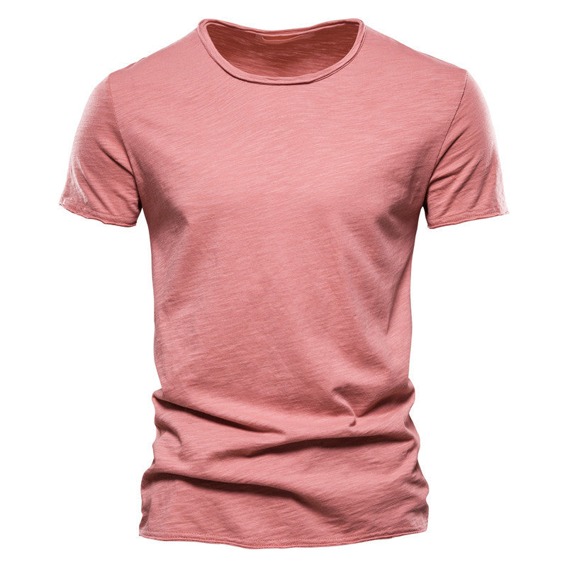 Men's Plain Round Neck T-Shirt