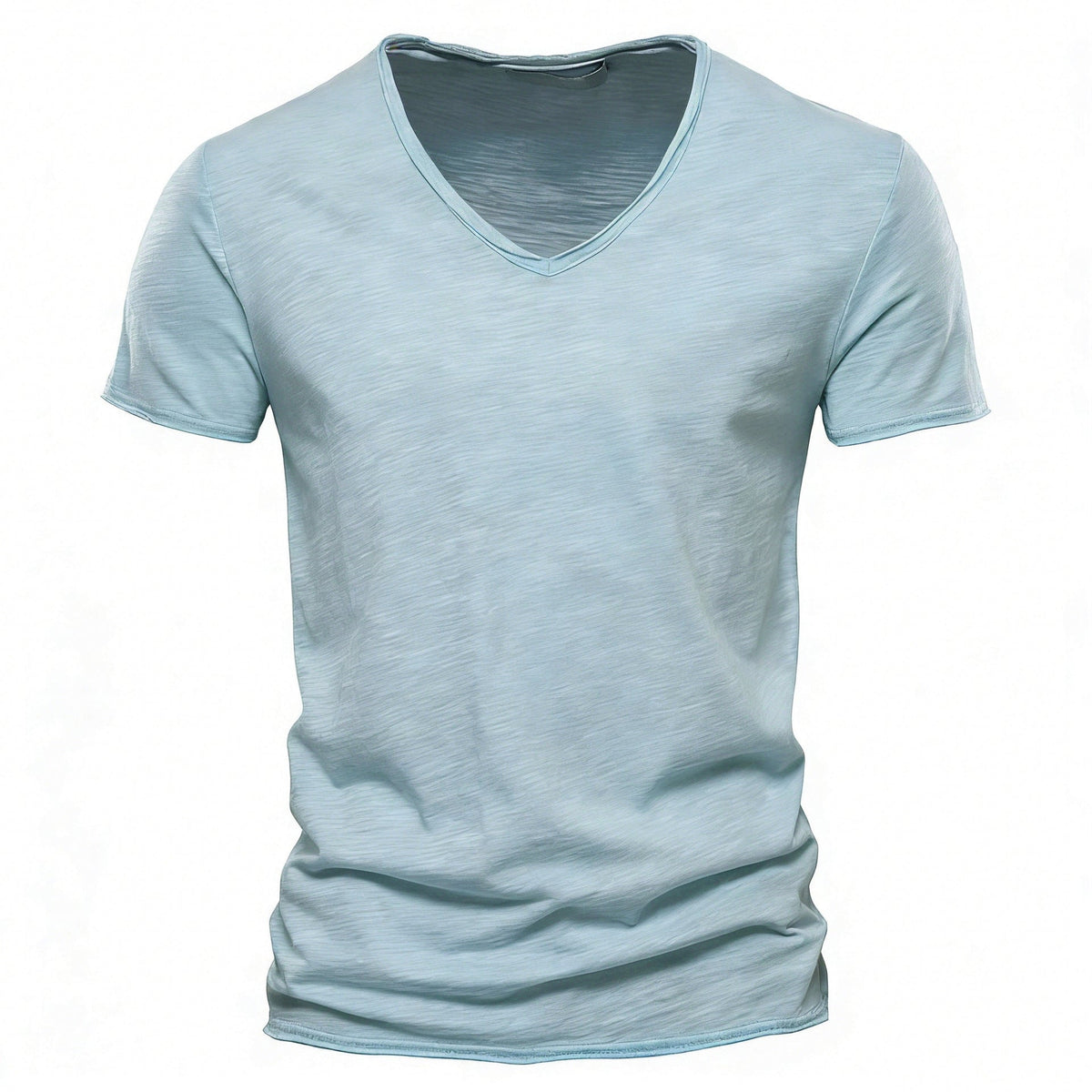Men's Plain V-Neck T-Shirt