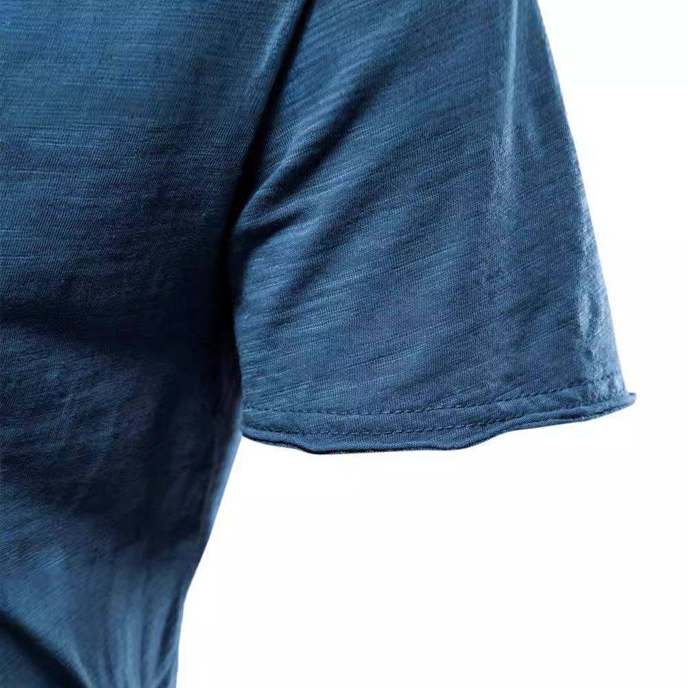 Men's Plain V-Neck T-Shirt