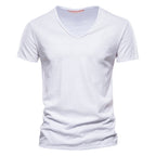 Men's Plain V-Neck T-Shirt