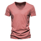 Men's Plain V-Neck T-Shirt