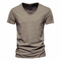 Men's Plain V-Neck T-Shirt
